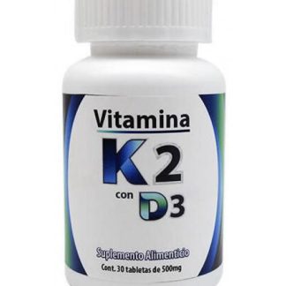 VITAMINA K2 CON VIT D3 30 TAB DOS MUNDOS