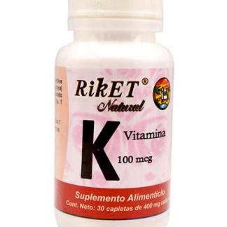 VITAMINA K 30 CAP RIKET NATURAL