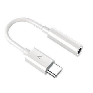VORAGO ADAPTADOR USB-C MACHO - 3.5MM HEMBRA BLANCO
