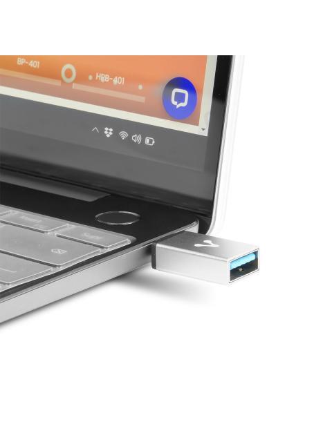 VORAGO ADAPTADOR USB-C MACHO - USB 3.0 HEMBRA GRIS - Image 9