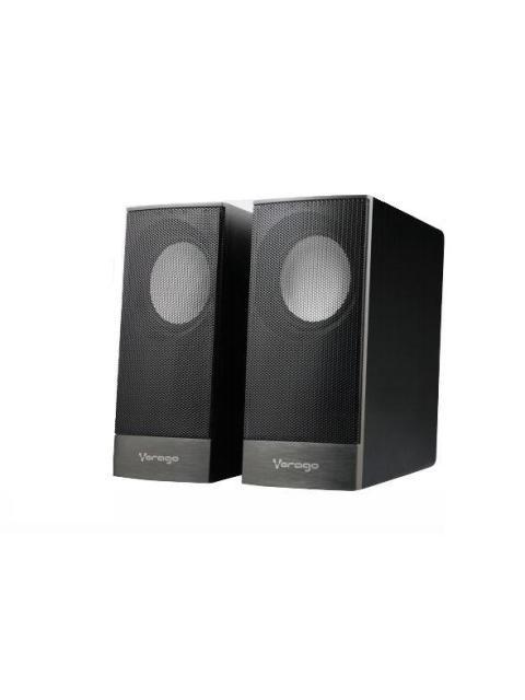 VORAGO BOCINAS PARA COMPUTADORA SPK-106 ALAMBRICO 2.0 2X 3W USB NEGRO