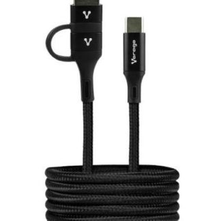 VORAGO CABLE USB A MACHO - USB C MACHO 1 METRO NEGRO