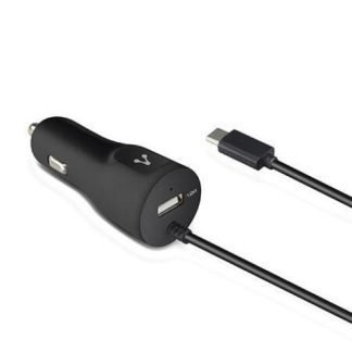 VORAGO CARGADOR PARA AUTO AU-303 5V 1X USB 2.0 NEGRO