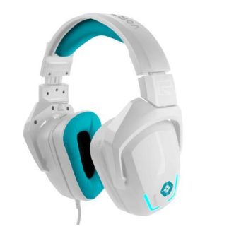 VORTRED AUDIFONOS GAMER CLOUD PASS 7.1 ALAMBRICO 2.2 METROS USB BLANCO-AZUL