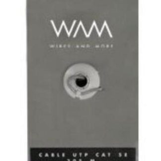 WAM BOBINA DE CABLE CAT5E UTP 305 METROS GRIS
