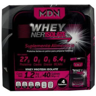 WHEY NER ISOLATE VARIOS SABORES 30 G MDN SPORTS P 40