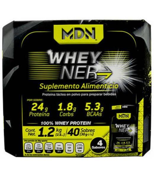 WHEY NER VARIOS SABORES 30 G MDN SPORTS P 40