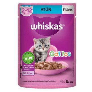 WHISKAS POUCH GATITOS ATUN SOBRE DE 85 GR