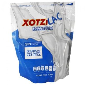 XOTZILAC NATURAL 470 GR. POLVO PARA PREPARAR BEBIDA DE SOYA FIBRA XOTZIL