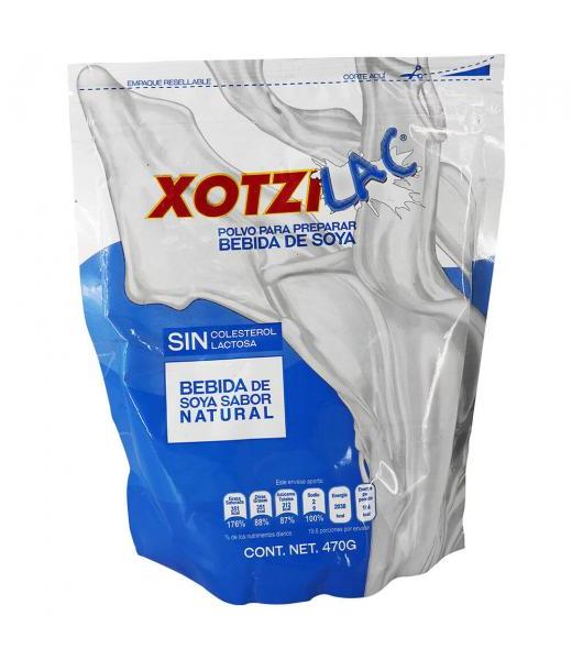 XOTZILAC NATURAL 470 GR. POLVO PARA PREPARAR BEBIDA DE SOYA FIBRA XOTZIL