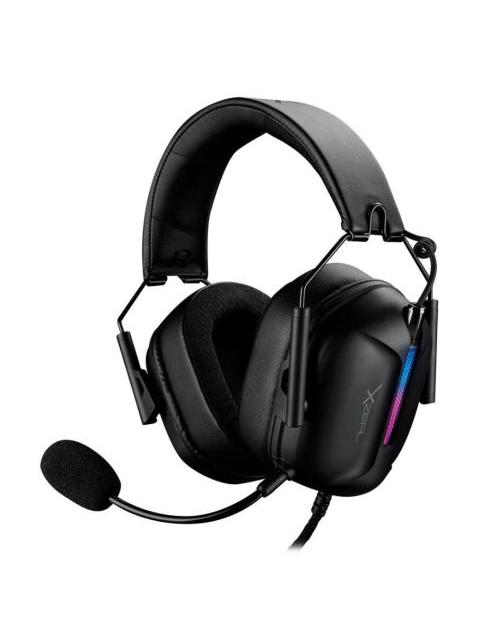 XZEAL AUDIFONOS GAMER CON MICROFONO XZ-7010 ALAMBRICO 1.8 METROS NEGRO