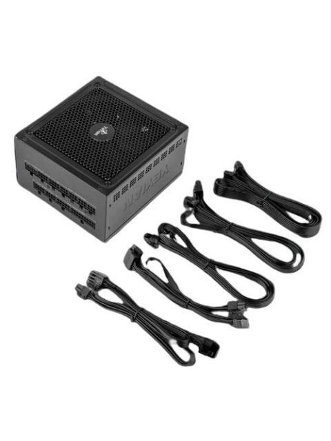 YEYIAN FUENTE DE PODER PEGASUS ATX 3.0 1000W 80+ PLATINO PCIE GEN5 PROTECCION OCP-OVP-UV-SCP-OTP-OLP VENTILADOR DINAMICO 140MM YFP1K03101