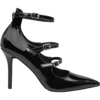 ZAPATILLA CON HEBILLAS TACON ALTO NEGRO THALIA SODI