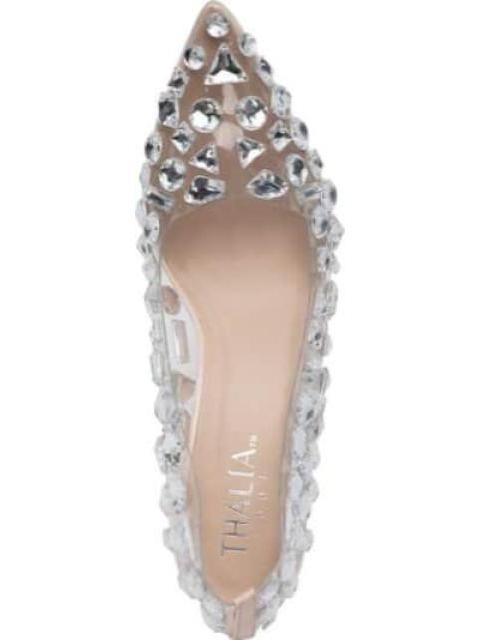 ZAPATILLA MICA CON PEDRERIA NEUTRAL THALIA SODI - Image 3