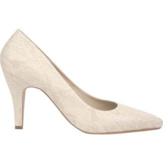 ZAPATILLA TACON ALTO BEIGE/HUESO YAELI FASHION