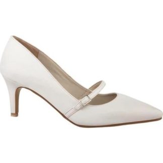 ZAPATILLA TACON BAJO BEIGE/HUESO YAELI FASHION