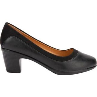 ZAPATILLA TACON BAJO NEGRO SHOSH