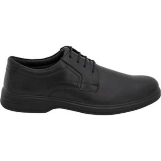 ZAPATO CASUAL DE PIEL DERBY NEGRO FLEXI
