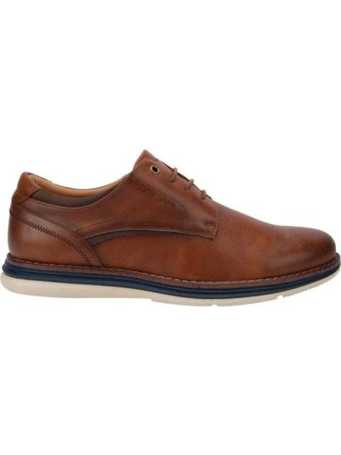 ZAPATO CASUAL DERBY COGNAC PIERRE CARDIN