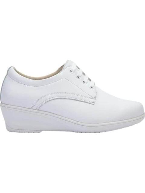ZAPATO DE SERVICIO CON AGUJETA BLANCO SCHATZ COMFORT FLEX