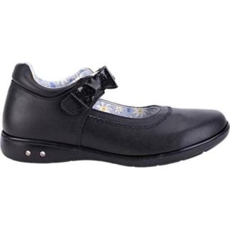 ZAPATO ESCOLAR DE PIEL NEGRO BAMBINO