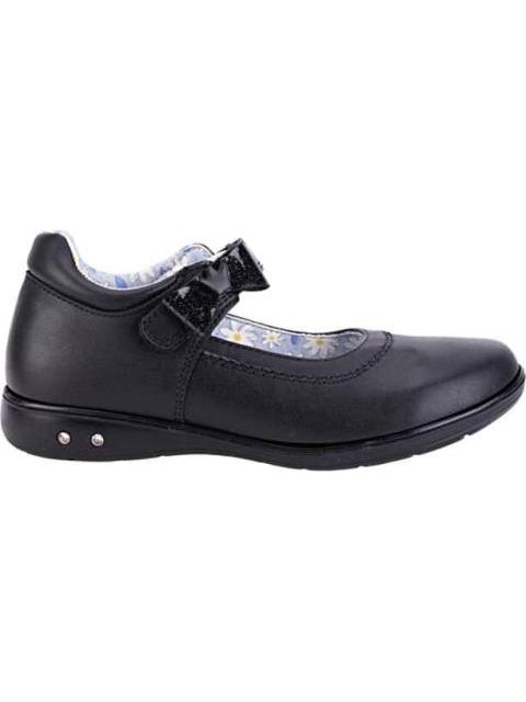 ZAPATO ESCOLAR DE PIEL NEGRO BAMBINO