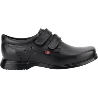 ZAPATO ESCOLAR DE PIEL NEGRO UOMO DI FERRO