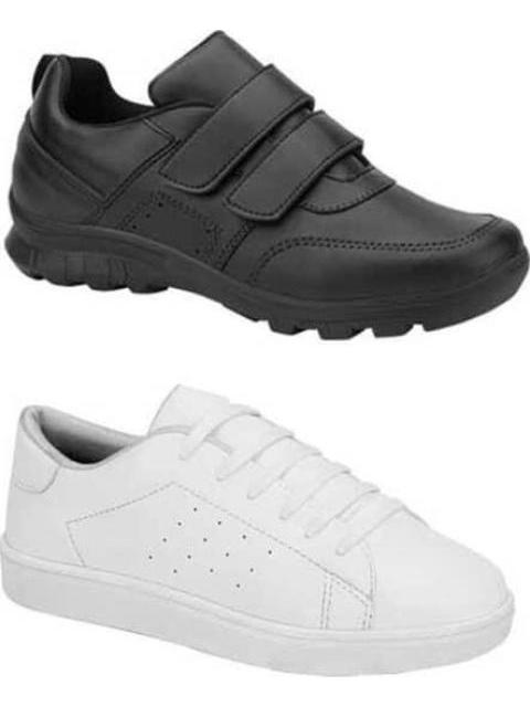ZAPATO Y TENIS KIT ESCOLAR BLANCO/NEGRO MIRAGE