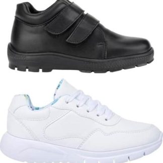 ZAPATO Y TENIS KIT ESCOLAR BLANCO/NEGRO MIRAGE