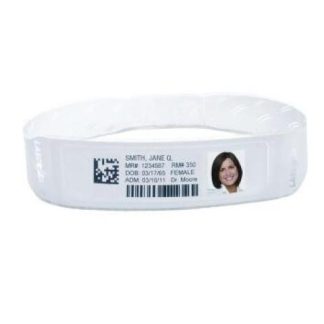 ZEBRA LB2-ADULT-L3 BRAZALETES 8.5 X 11 TERMICA DIRECTA 20 ETIQUETAS 1000 PIEZAS BLANCO