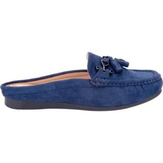 ZUECO CON HERRAJE AZUL MARINO SHOSH