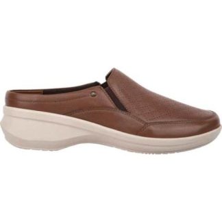 ZUECO DE PIEL CAFE FLEXI