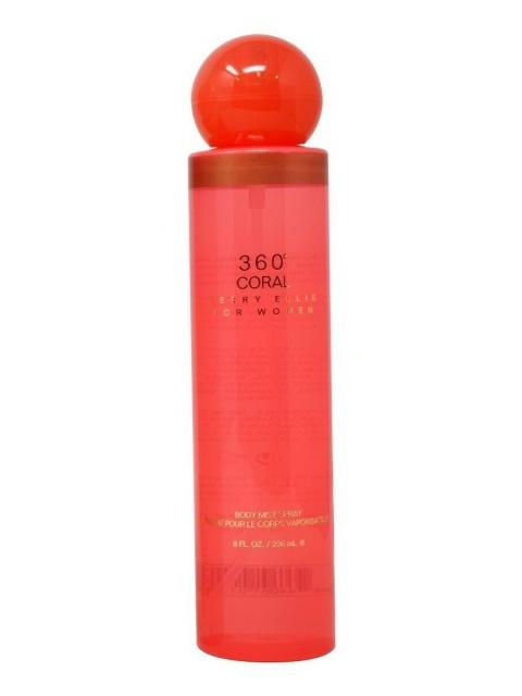 360° CORAL 236 ML BODY MIST SPRAY DE PERRY ELLIS
