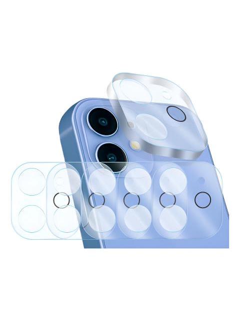 5PZ MICA PROTECTORA ADHESIVA PARA LENTE CAMARA PARA IPHONE 11 A2111 IPHONE 12 MINI A2176 SLIM COMPANY CRISTAL TEMPLADO 9H RESISTENTE A GOLPES Y RAYONES FACIL INSTALACION Y TRANSPARENCIA TOTAL