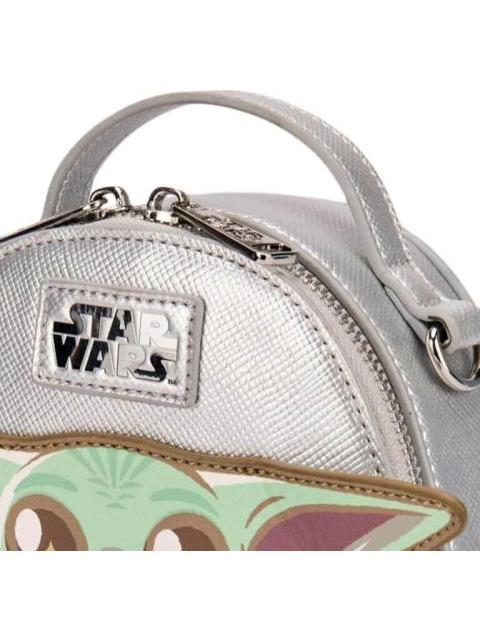 BOLSA CROSSBODY BABY YODA GRIS STAR WARS - Imagen 4