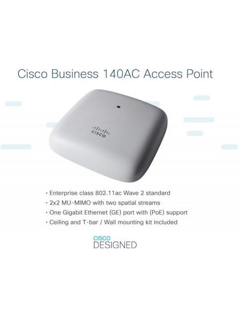 ACCESS POINT CISCO DE BANDA DUAL 140AC 867 MBIT-S 1X RJ-45 2.4-5GHZ ANTENA INTEGRADA DE 4DBI - Imagen 3