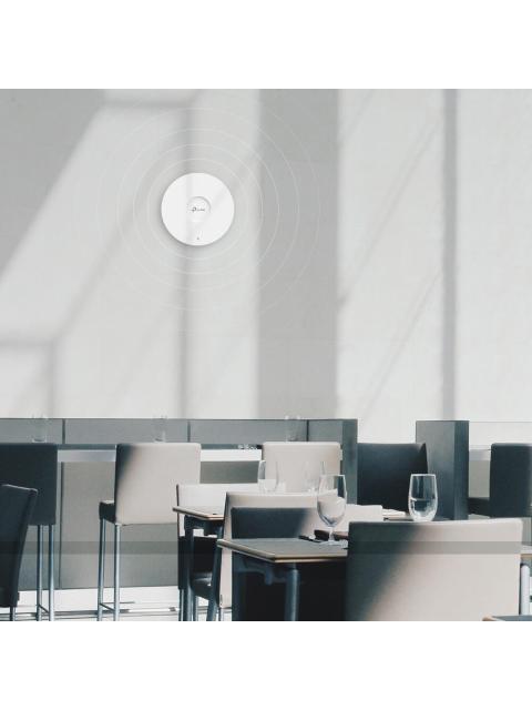 ACCESS POINT TP-LINK DE BANDA DUAL MU-MIMO AX1800 OMADA MESH 1775MBIT-S 1X RJ-45 2.4-5GHZ ANTENAS INTERNAS - Imagen 7