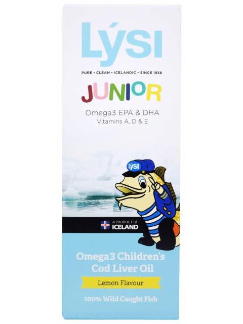ACEITE DE HIGADO BACALAO KIDS LIMON 240 ML LYSI