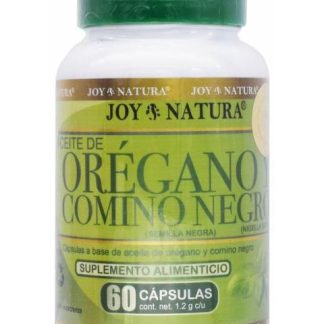 ACEITE DE OREGANO Y COMINO NEGRO 60 CAP JOY NATURA