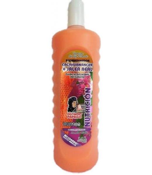 ACONDICIONADOR CACAHUANANCHE + JALEA REAL 1.1L CUIDA LA ESTRUCTUR TEPEZCOHUITE DEL INDIO PAPAGO