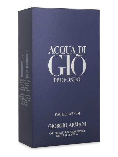ACQUA DI GIO PROFONDO 100ML EDP REFILLABLE SPRAY - CABALLERO - Imagen 3