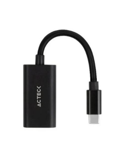 ACTECK ADAPTADOR USB C MACHO - HDMI 4K HEMBRA NEGRO