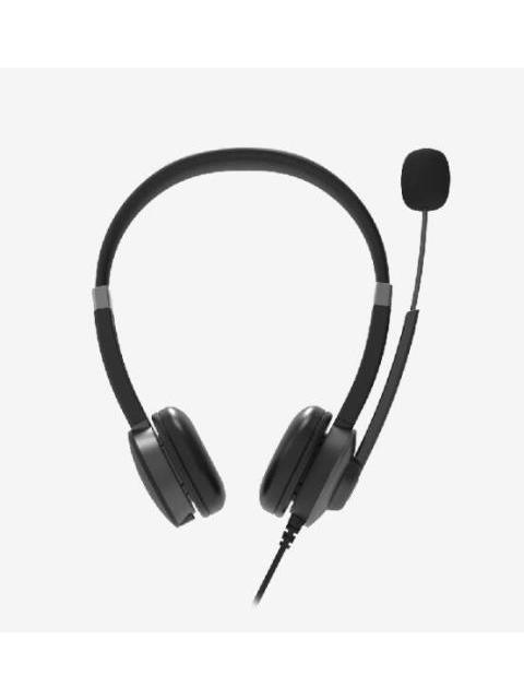 ACTECK AUDIFONOS CON MICROFONO CENTRIC PRO HP640 ALAMBRICO 2 METROS USB NEGRO - Imagen 2
