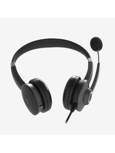 ACTECK AUDIFONOS CON MICROFONO CENTRIC PRO HP640 ALAMBRICO 2 METROS USB NEGRO - Imagen 3