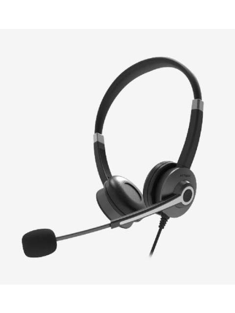 ACTECK AUDIFONOS CON MICROFONO CENTRIC PRO HP640 ALAMBRICO 2 METROS USB NEGRO - Imagen 4