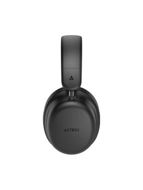 ACTECK AUDIFONOS CON MICROFONO HONOUR 2 PLUS HP626 BLUETOOTH ALAMBRICO-INALAMBRICO USB-C NEGRO - Imagen 3