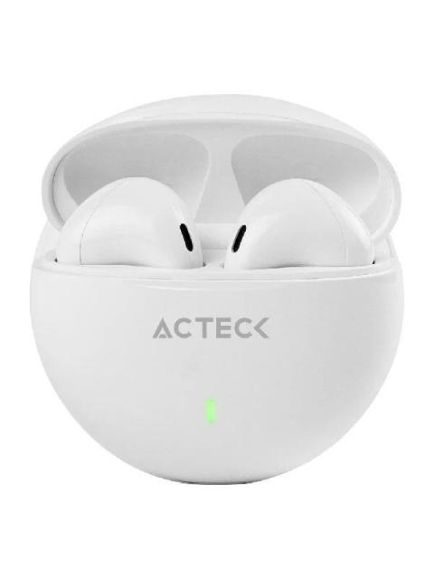 ACTECK AUDIFONOS INTRAURICULARES CON MICROFONO EP230 INALAMBRICO BLUETOOTH USB BLANCO - Imagen 3