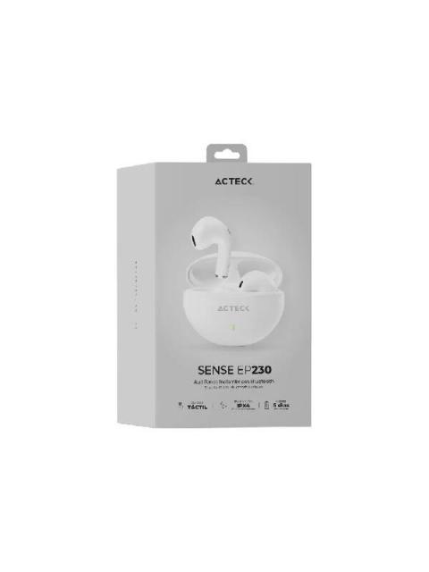 ACTECK AUDIFONOS INTRAURICULARES CON MICROFONO EP230 INALAMBRICO BLUETOOTH USB BLANCO - Imagen 5