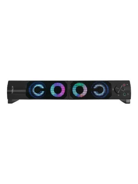 ACTECK BOCINAS ELANT BRICK ALAMBRICO 3W RMS 3.5MM NEGRO - Imagen 3