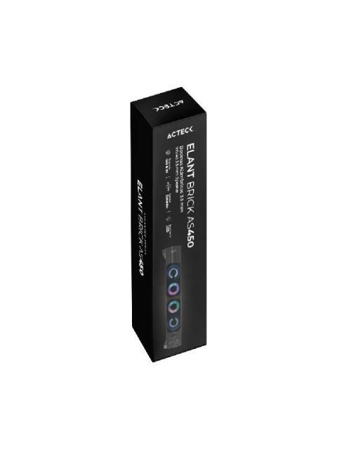 ACTECK BOCINAS ELANT BRICK ALAMBRICO 3W RMS 3.5MM NEGRO - Imagen 4